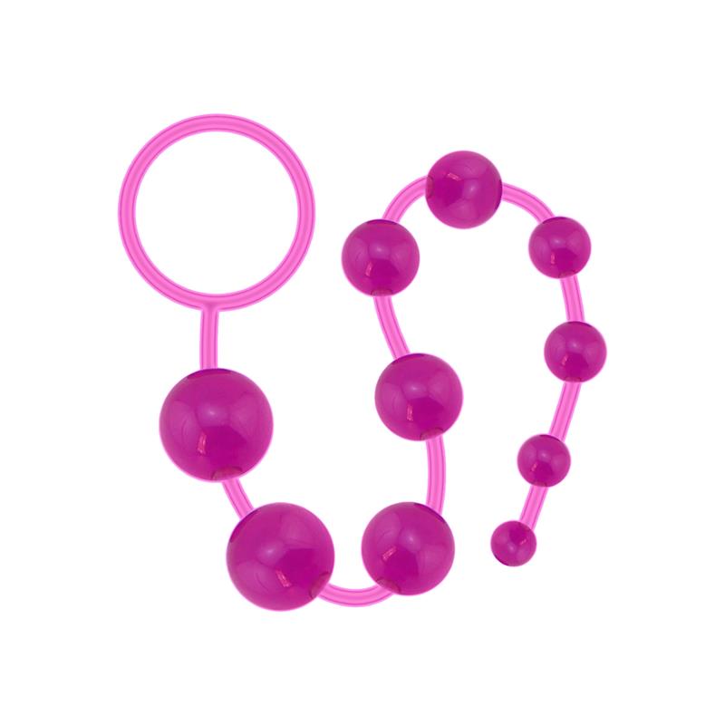 LATETOBED - G.FLEX BENDABLE THAI ANAL BEADS PINK