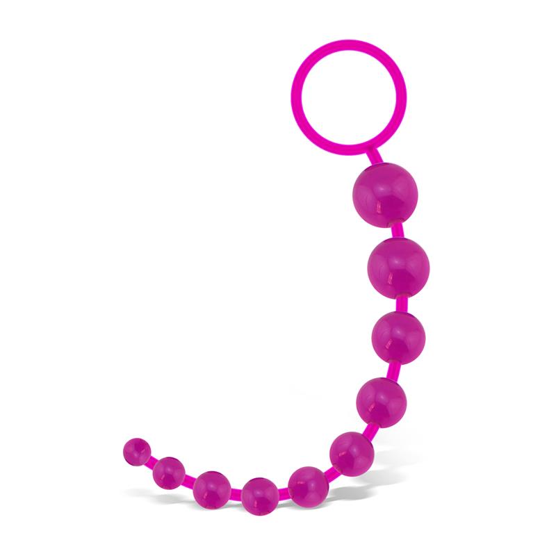 LATETOBED - G.FLEX BENDABLE THAI ANAL BEADS PINK