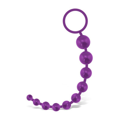 LATETOBED - G.FLEX BENDABLE THAI ANAL BEADS PURPLE