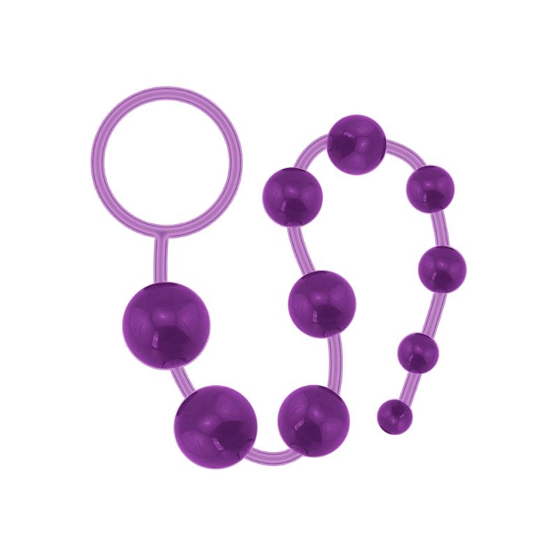 LATETOBED - G.FLEX BENDABLE THAI ANAL BEADS PURPLE