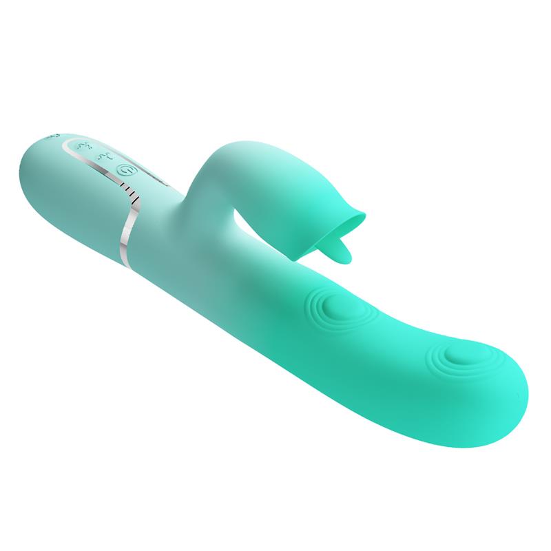 PRETTYLOVE - GIGI RABBIT VIBRATOR THUMPING AND LICKING