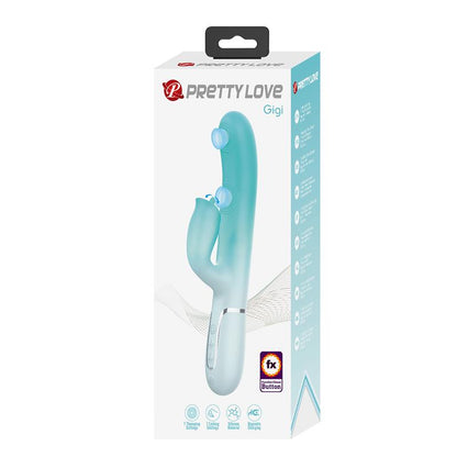 PRETTYLOVE - GIGI RABBIT VIBRATOR THUMPING AND LICKING