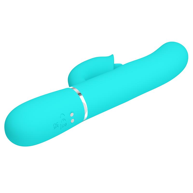 PRETTYLOVE - GIGI VIBRATOR LICKING AND THUMPING TURQUOISE