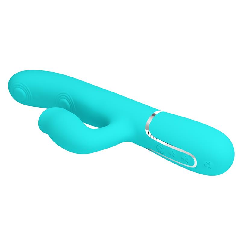 PRETTYLOVE - GIGI VIBRATOR LICKING AND THUMPING TURQUOISE