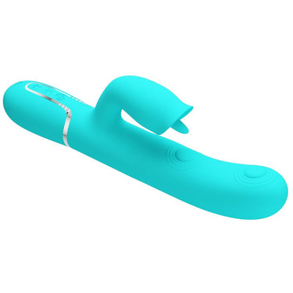 PRETTYLOVE - GIGI VIBRATOR LICKING AND THUMPING TURQUOISE