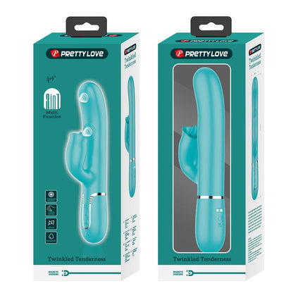 PRETTYLOVE - GIGI VIBRATOR LICKING AND THUMPING TURQUOISE