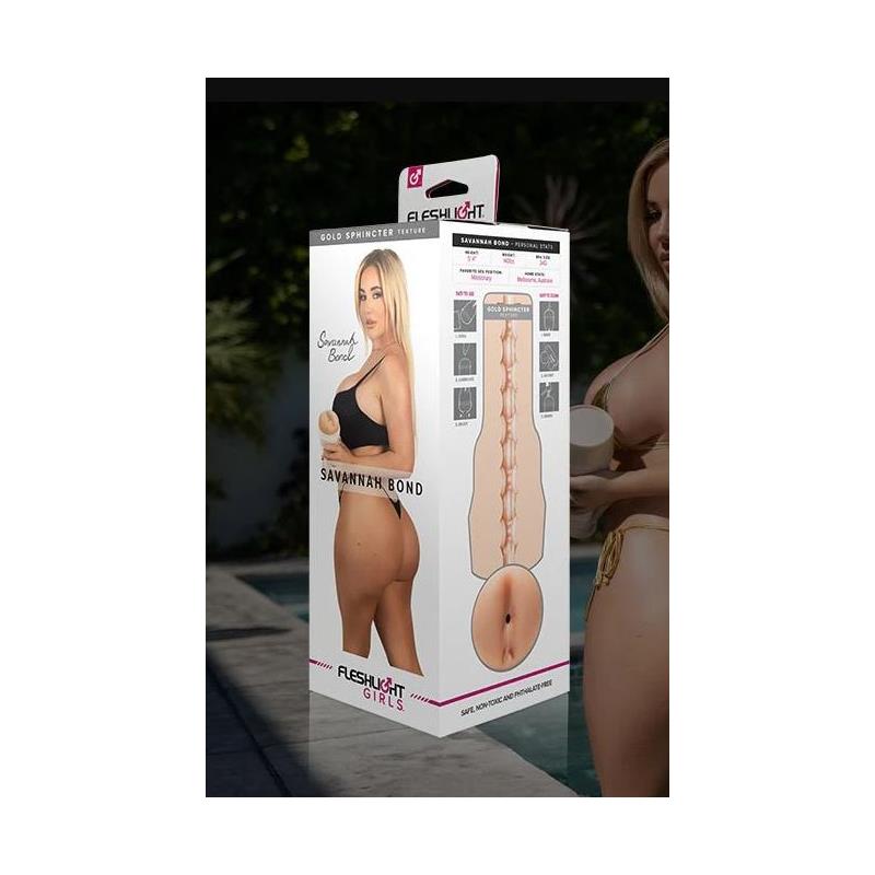 FLESHLIGHT - GIRLS SAVANNAH BOND MASTURBATOR VAGINA