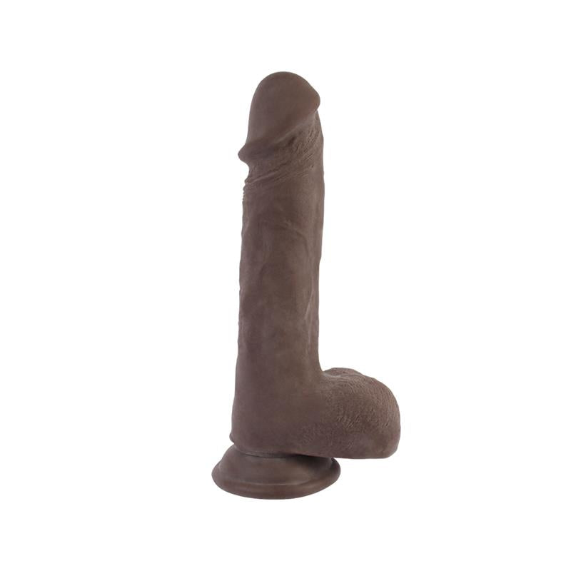 CHISA - GLAM GLADIATOR DUAL-DENSITY DILDO BROWN 21.5CM