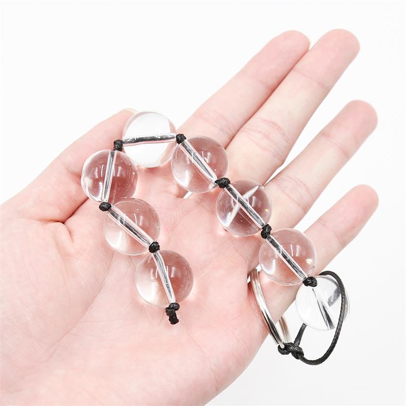LATETOBED BDSM LINE - GLASS ANAL BEADS 4 SIZES
