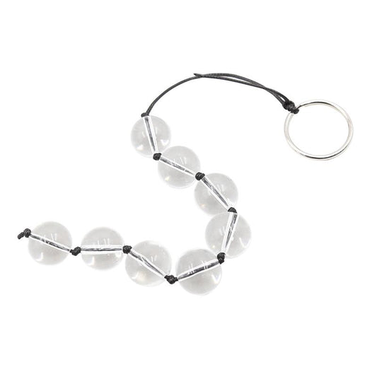 LATETOBED BDSM LINE - GLASS ANAL BEADS 4 SIZES