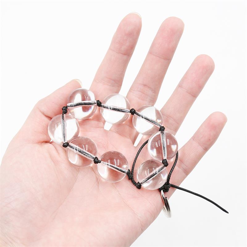 LATETOBED BDSM LINE - GLASS ANAL BEADS 4 SIZES