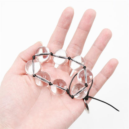 LATETOBED BDSM LINE - GLASS ANAL BEADS 4 SIZES