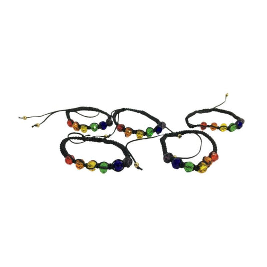 DIVERTY SEX - GLASS BALL BRACELET LGBT+ COLORS