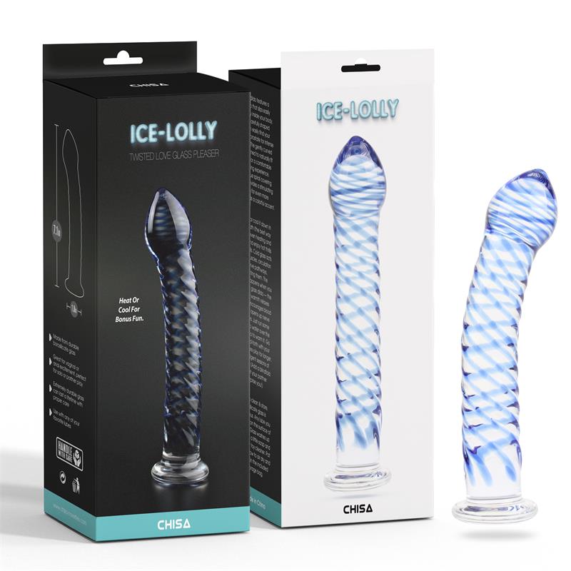 CHISA - GLASS DILDO TWISTED LOVER 7.1