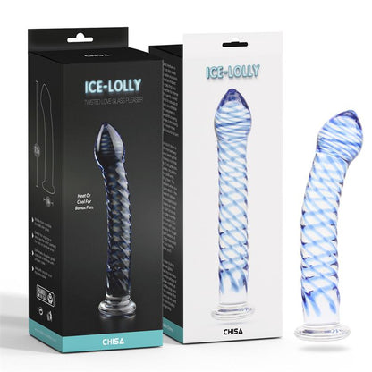 CHISA - GLASS DILDO TWISTED LOVER 7.1