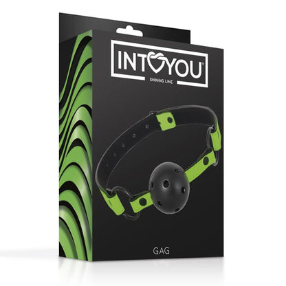 INTOYOU SHINING LINE - GLOW IN THE DARK BREATHABLE BALL GAG