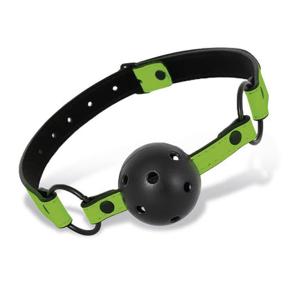 INTOYOU SHINING LINE - GLOW IN THE DARK BREATHABLE BALL GAG