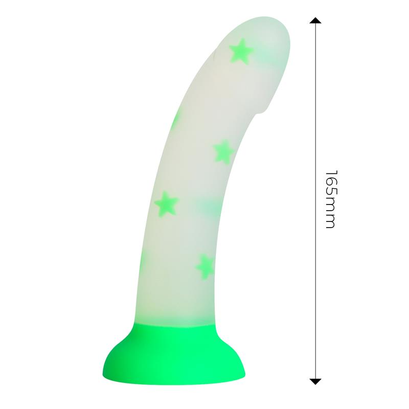 DILDOX BY ENGILY ROSS - GLOW-IN-THE-DARK DILDO CONFETTI STAR 17 CM
