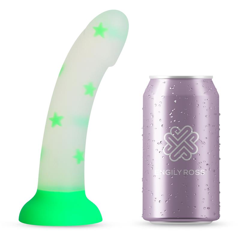 DILDOX BY ENGILY ROSS - GLOW-IN-THE-DARK DILDO CONFETTI STAR 17 CM