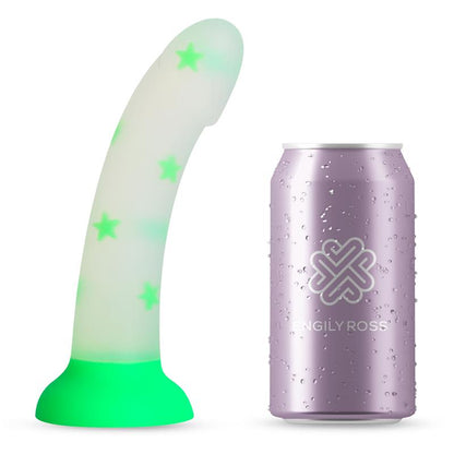 DILDOX BY ENGILY ROSS - GLOW-IN-THE-DARK DILDO CONFETTI STAR 17 CM