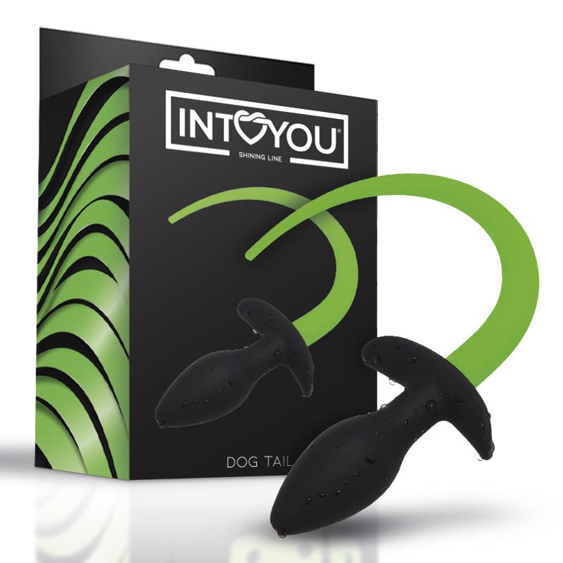INTOYOU SHINING LINE - GLOW IN THE DARK DOG TAIL BUTT PLUG