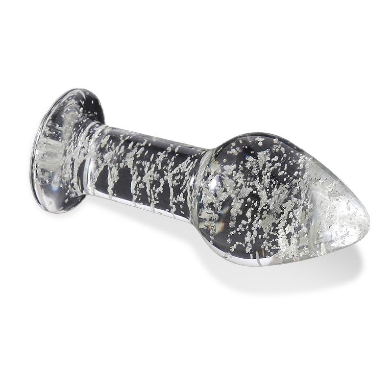 INTOYOU SHINING LINE - GLOW IN THE DARK GLASS BUTT PLUG