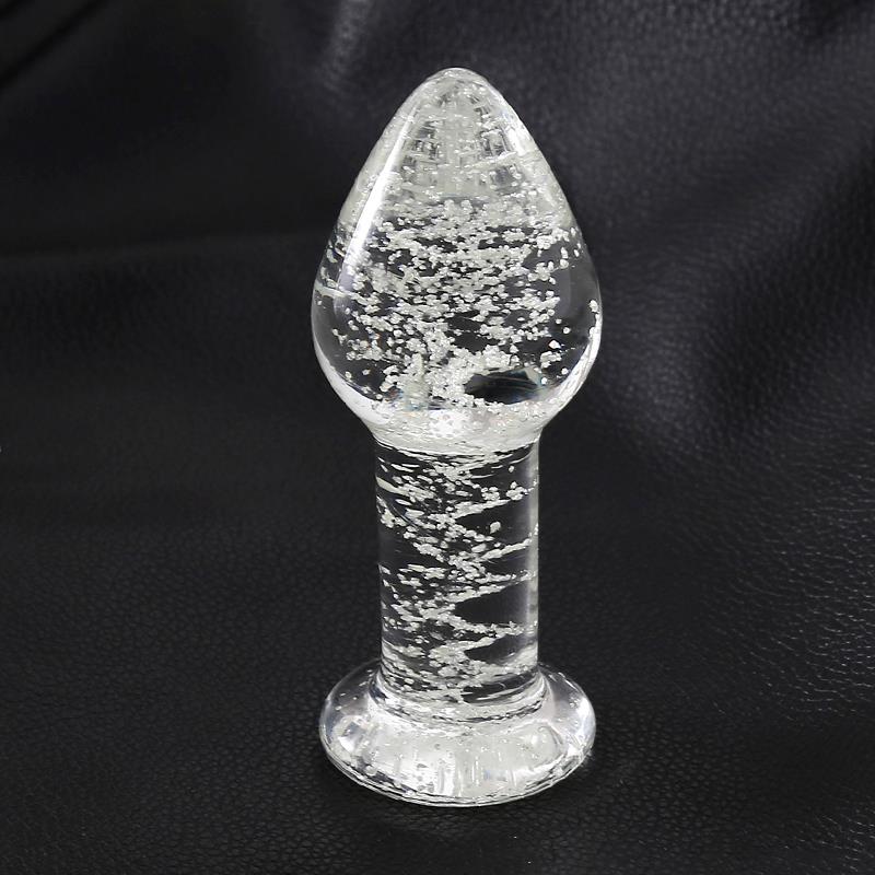 INTOYOU SHINING LINE - GLOW IN THE DARK GLASS BUTT PLUG