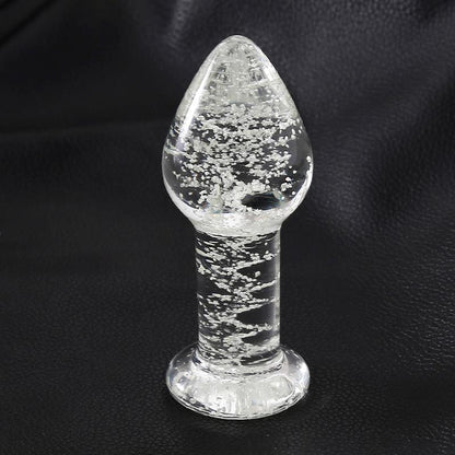 INTOYOU SHINING LINE - GLOW IN THE DARK GLASS BUTT PLUG