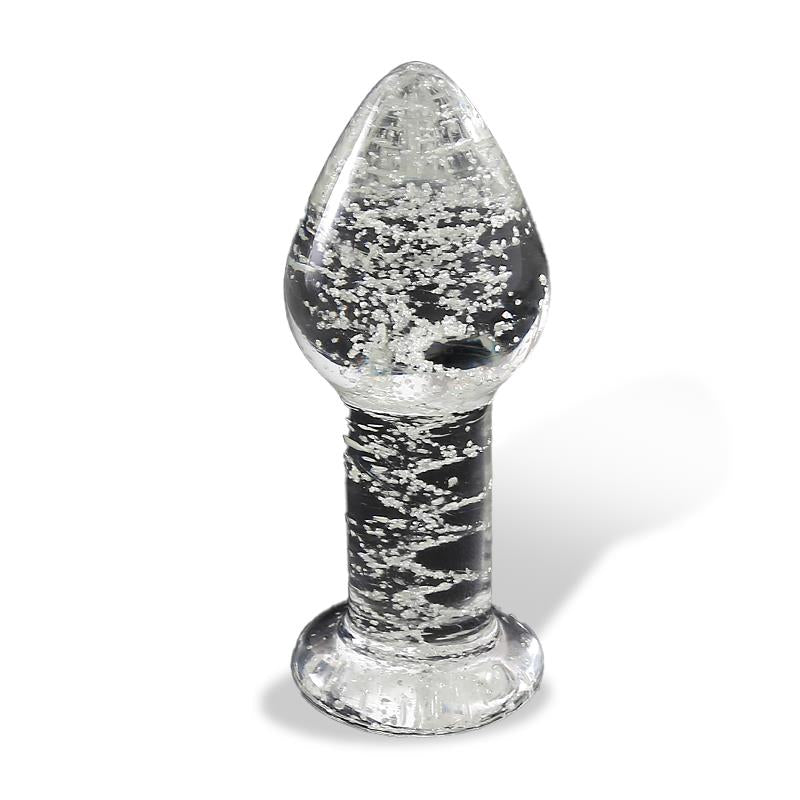 INTOYOU SHINING LINE - GLOW IN THE DARK GLASS BUTT PLUG