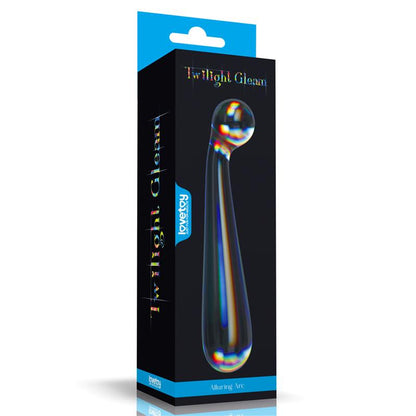 LOVETOY - GLOW IN THE DARK GLASS DILDO TWILIGHT GLEAM ALLURING ARC