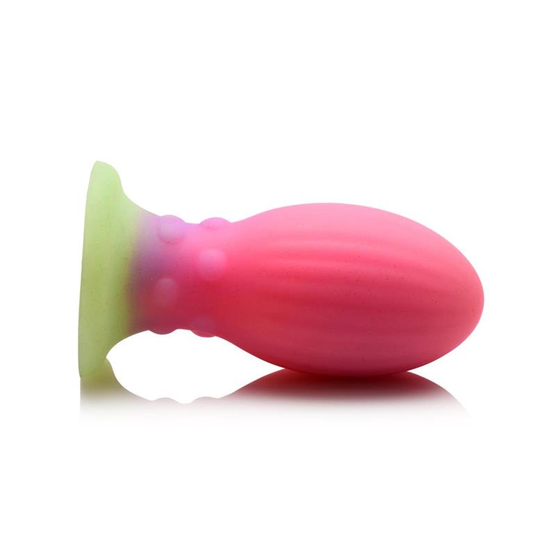 CREATURE COCKS - GLOW-IN-THE-DARK SILICONE XENO EGG LARGE 5.25