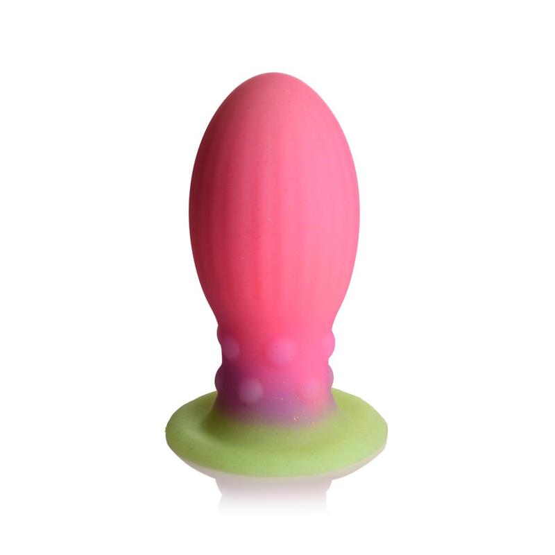 CREATURE COCKS - GLOW-IN-THE-DARK SILICONE XENO EGG LARGE 5.25