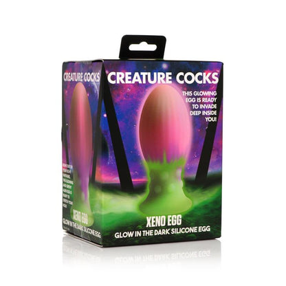 CREATURE COCKS - GLOW-IN-THE-DARK SILICONE XENO EGG XL 6.9
