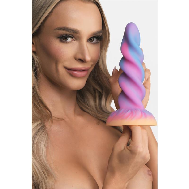 CREATURE COCKS - GLOW-IN-THE-DARK UNICORN DILDO