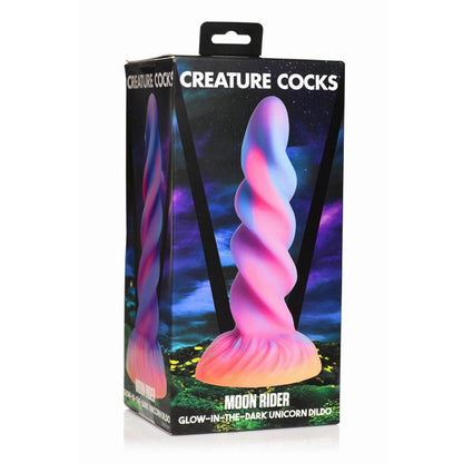 CREATURE COCKS - GLOW-IN-THE-DARK UNICORN DILDO