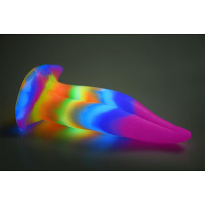 CREATURE COCKS - GLOW-IN-THE-DARK UNICORN TONGUE DILDO 8.4