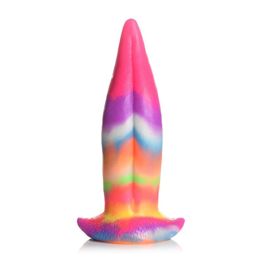 CREATURE COCKS - GLOW-IN-THE-DARK UNICORN TONGUE DILDO 8.4