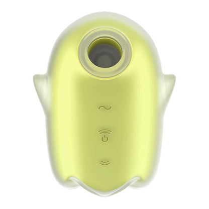SATISFYER - GLOWING GHOST CLITORIS SUCKER GLOWS IN THE DARK YELLOW
