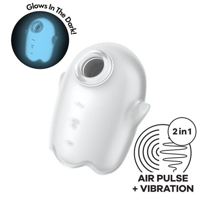 SATISFYER - GLOWING GHOST CLITORIS SUCKER GLOWS IN THE DARK