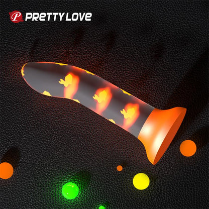 PRETTYLOVE - GLOWS IN THE DARK DILDO MAGICAL NIGHTFALL