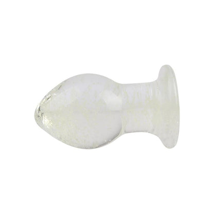 CHISA - GLOWS KINKY GLASS PLUG GLOWS IN THE DARK 2.5