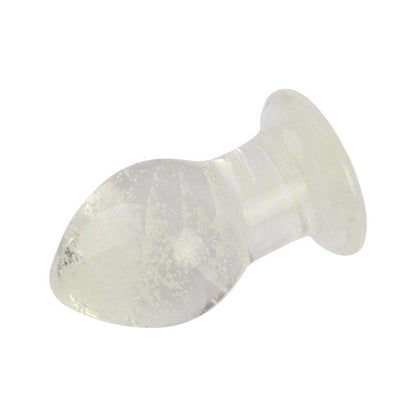 CHISA - GLOWS KINKY GLASS PLUG GLOWS IN THE DARK 2.5