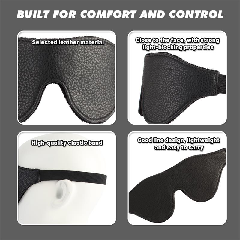 CHISA - GO BLACK BLINDFOLD BLACK PEBBLE