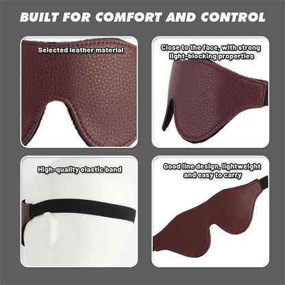 CHISA - GO BLACK BLINDFOLD BURGUNDY