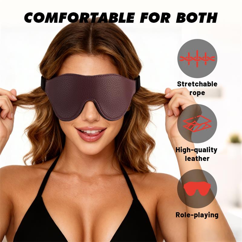 CHISA - GO BLACK BLINDFOLD BURGUNDY