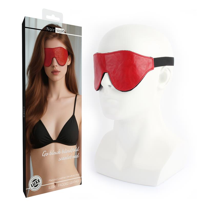 CHISA - GO BLACK BLINDFOLD SCARLET RED