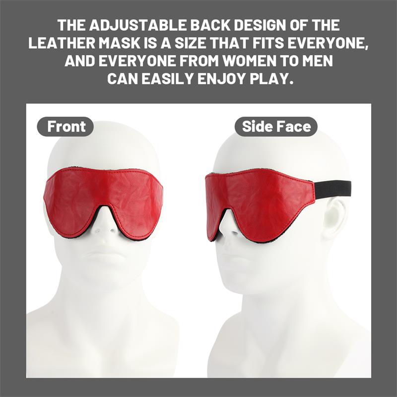 CHISA - GO BLACK BLINDFOLD SCARLET RED