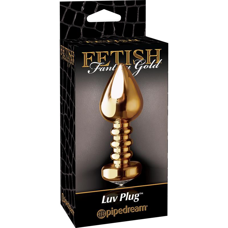 FETISH FANTASY GOLD - GOLD LUV PLUG