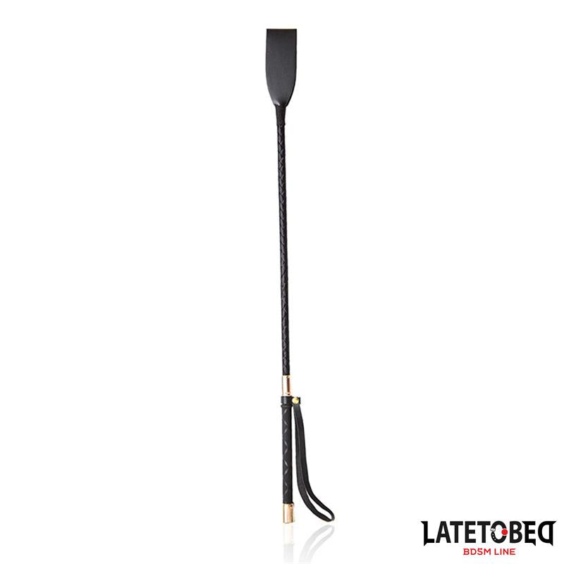 LATETOBED BDSM LINE - GOLD METAL CROP 60 CM