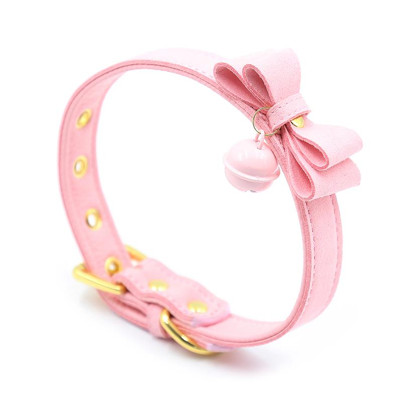 LATETOBED BDSM LINE - GOLDEN KITTY CAT COLLAR WITH BELL